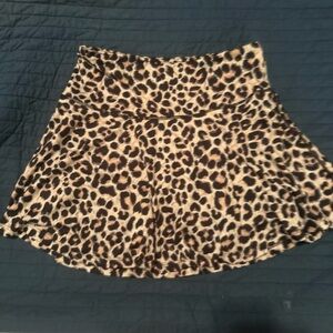 Leopard Print Women's Skirt